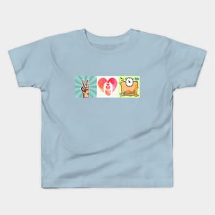 Peace Love and Weight Loss Kids T-Shirt
